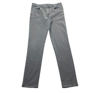 Faherty Stretch Terry 5 Pocket Pant Jeans Gray Men Sz 33 Fits 32" Grunge Retro